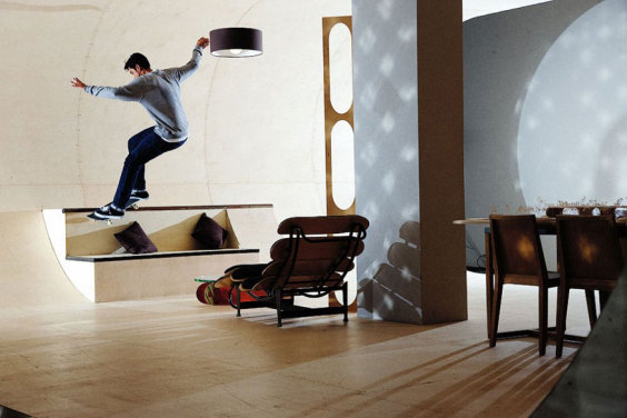 Cool-Skate-Areas-Inside-The-House-Beside-Dining-Room